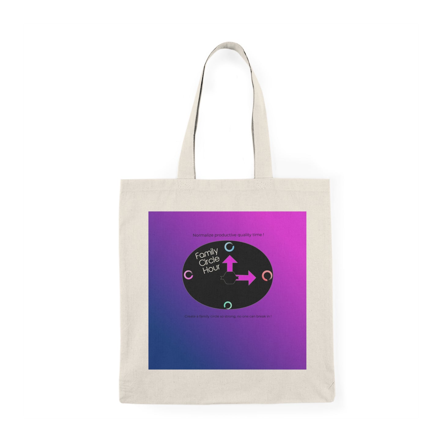 Family Circle Hour Tote Bag